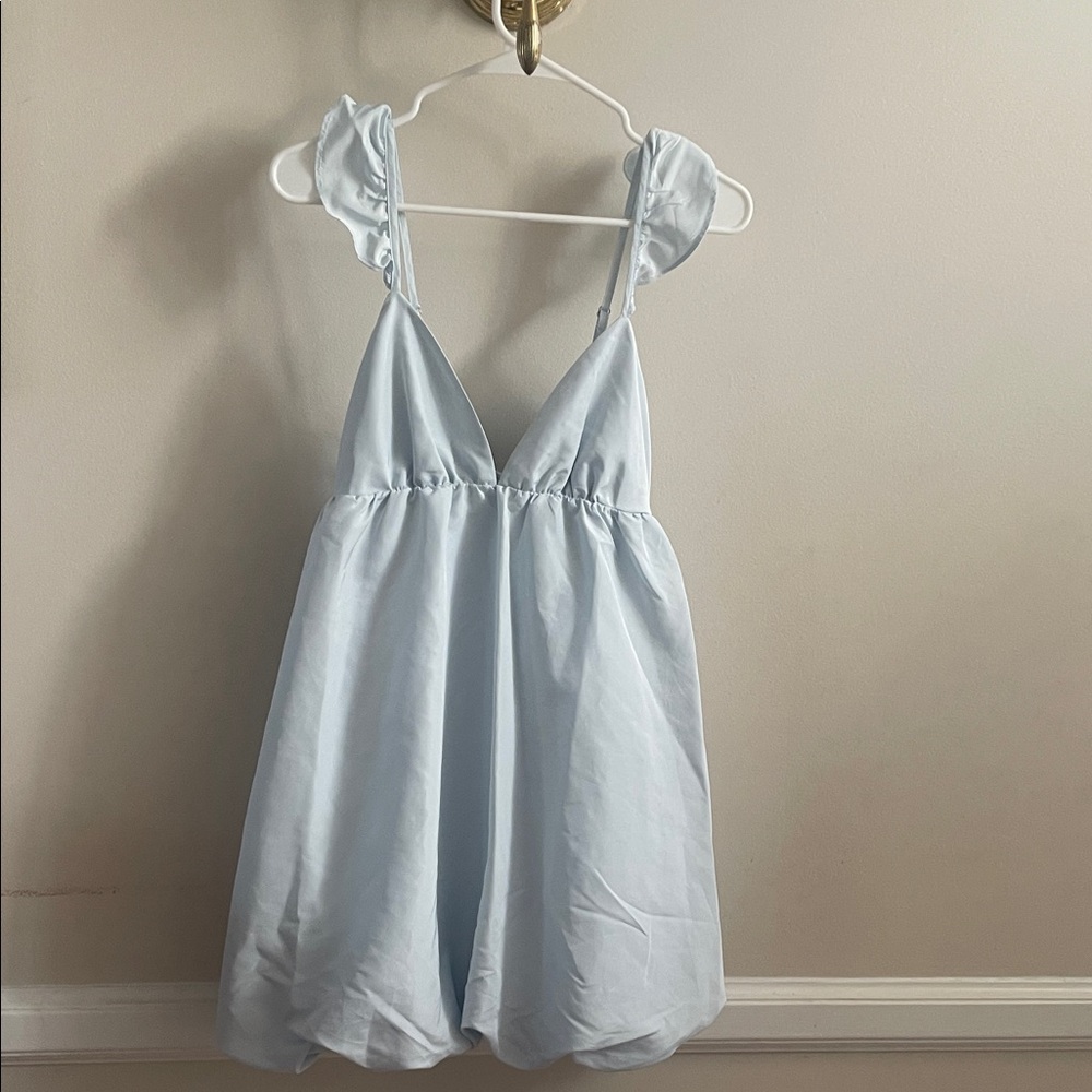 Wild Fable Light Blue Mini Dress